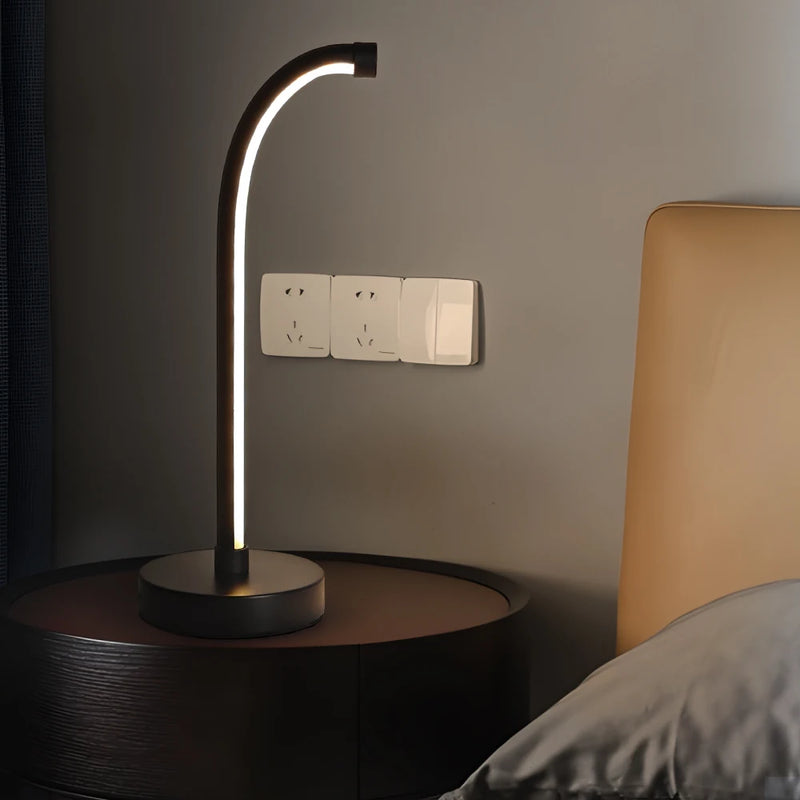 lampe de table led tactile ambiance réglable trois couleurs