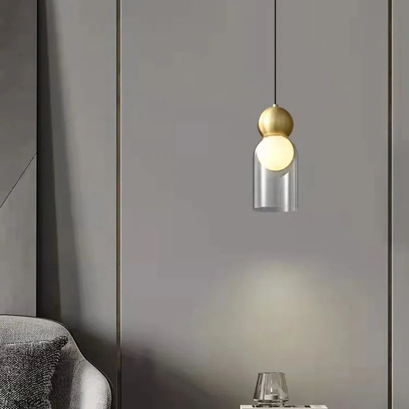 lampe suspendue en verre moderne pour décoration intérieure réglable livraison directe
