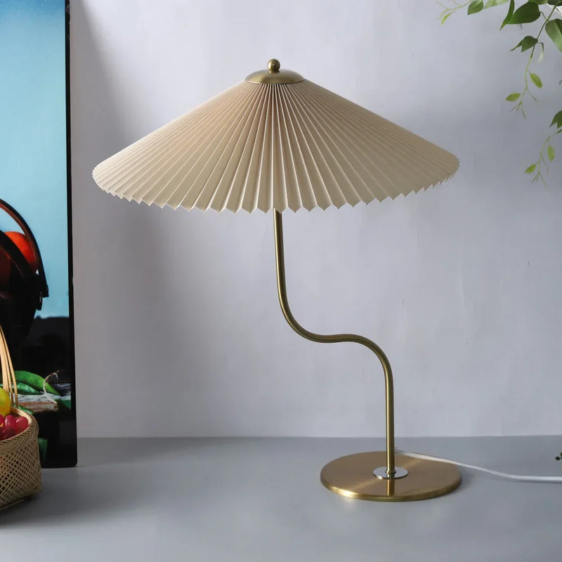 lampe à poser rétro en forme de parapluie décoratif pivotant