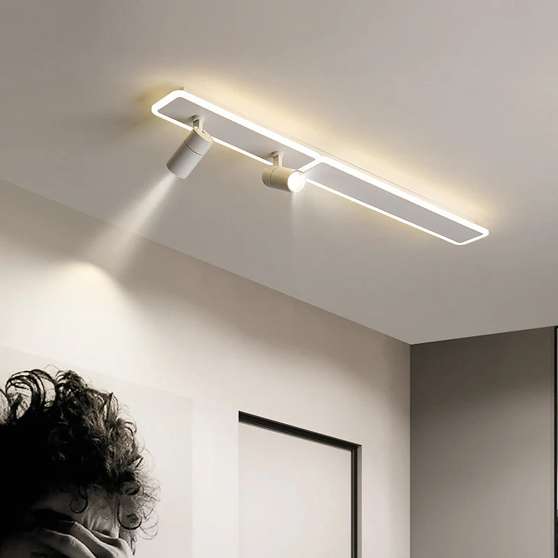 plafonnier led moderne avec projecteur pour intérieur décoratif