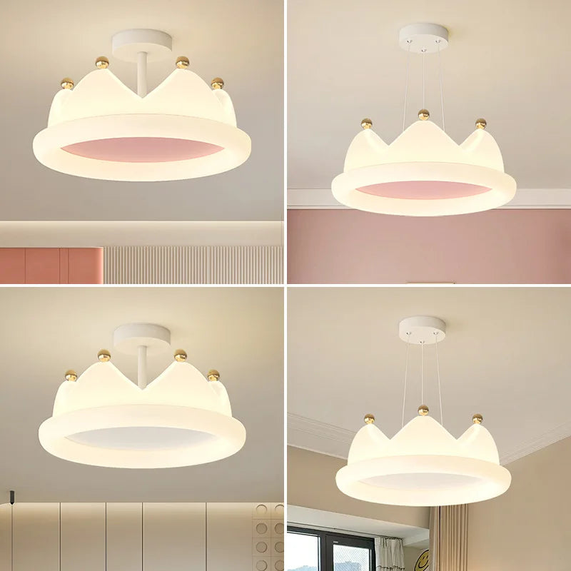 lustre romantique pour chambre de petite fille moderne