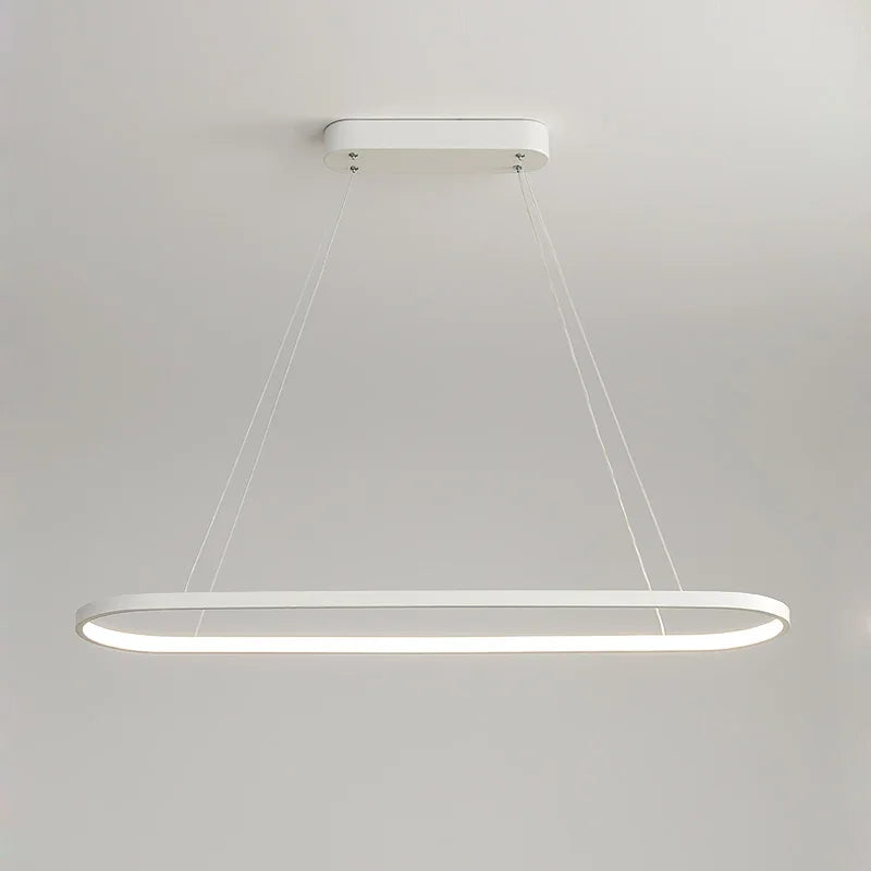 anneau led moderne pour décoration minimaliste suspendu