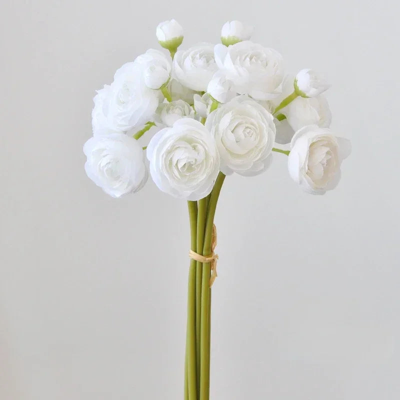 bouquet de roses artificielles pour décoration de balcon