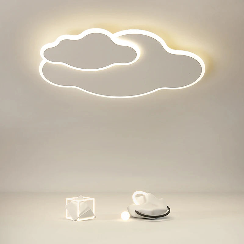 lustre led moderne nuage amour décoratif pour enfant