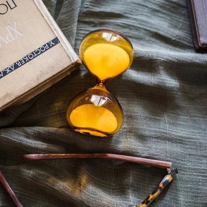 sablier en verre décoratif pour bureau et cadeau