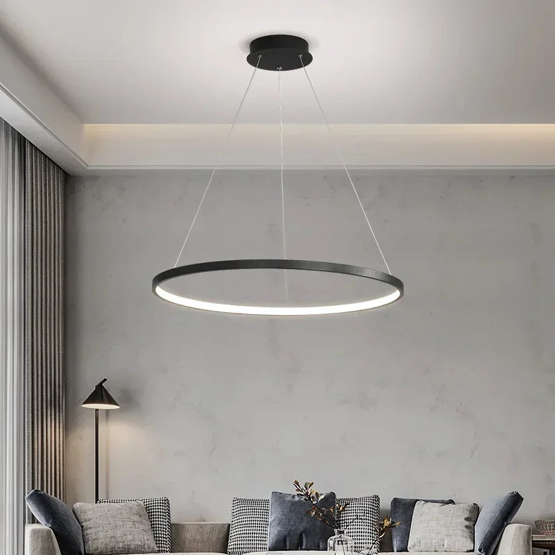 suspension led moderne pour décoration intérieure élégante