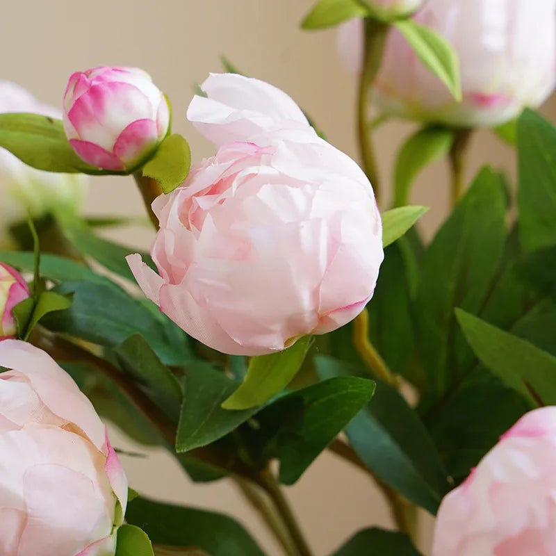 têtes de fleurs de pivoine artificielles pour décoration et bricolage