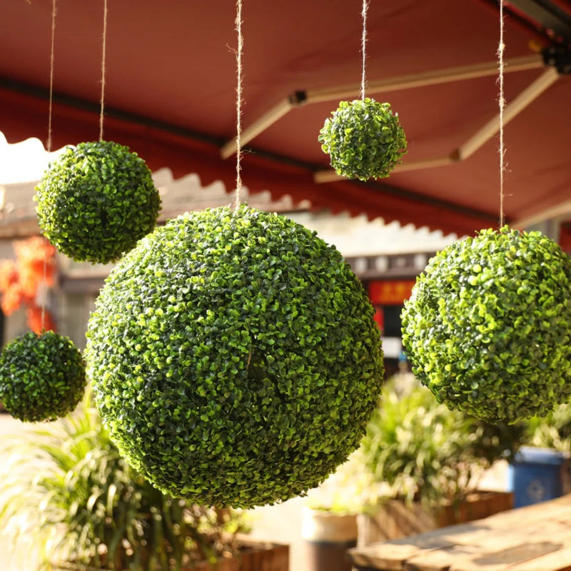 boule de topiaire artificielle pour jardin mariage et décoration