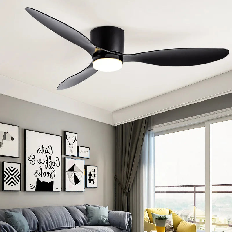 plafonnier ventilateur intelligent style nordique pour intérieur moderne