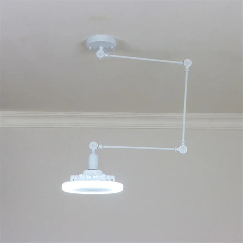 suspension led créative avec télécommande et ventilateur multifonction