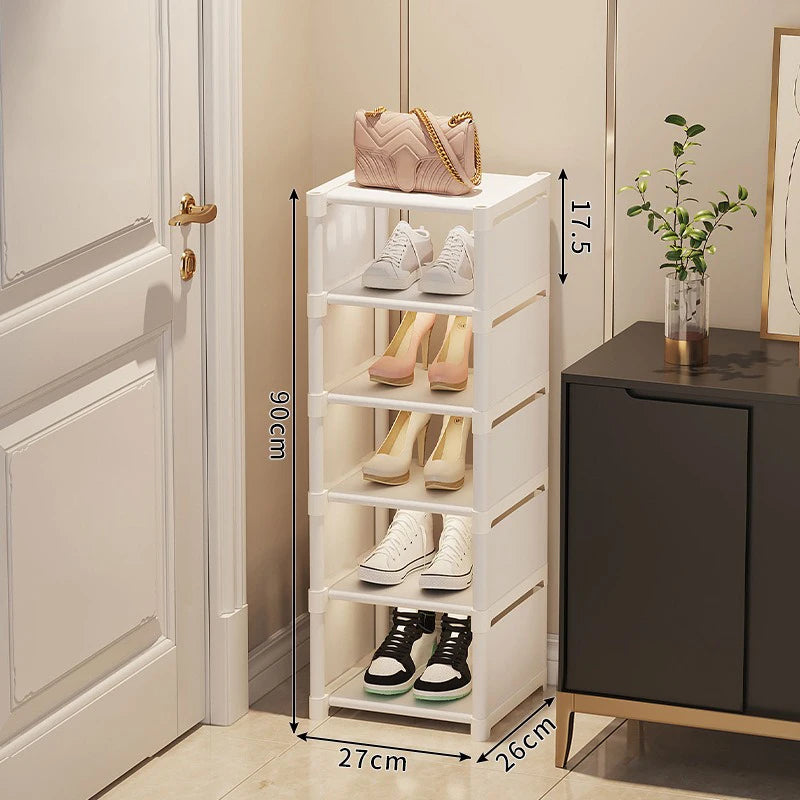 organisateur de chaussures empilable et réglable gain de place