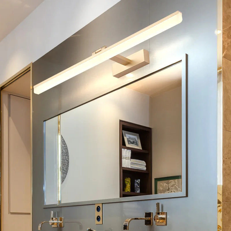 lampe led moderne pour miroir de vestiaire et de vanité