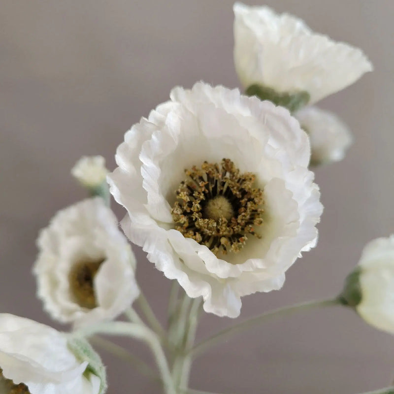 fleurs artificielles de pavot pour décoration mariage jardin et DIY