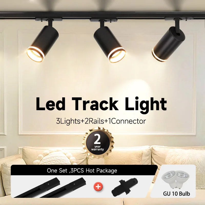 spot led décoratif pour rail de magasin intérieur