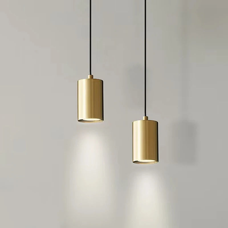 lampe de chevet minimaliste nordique en cuivre design élégant