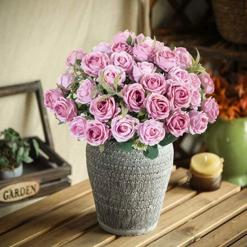 bouquet de roses artificielles en soie pour décorations et événements festifs