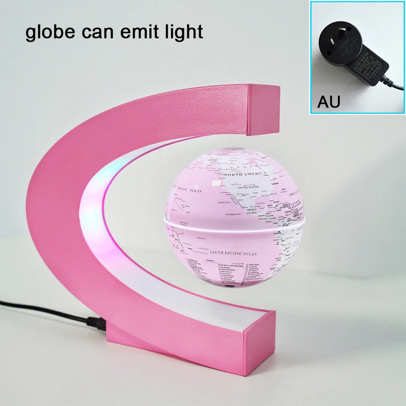 globe de lévitation magnétique 3d avec autorotation lumineuse