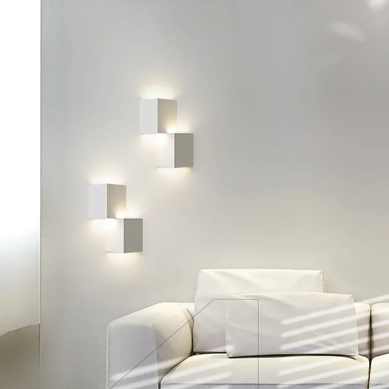 applique murale led minimaliste nordique pour décoration intérieure