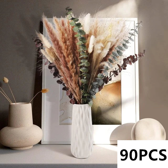 bouquet dherbe de pampa naturelle pour décoration et cadeaux