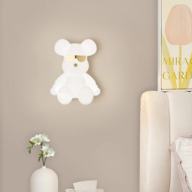 applique murale ours pour chambre d'enfant décorative et moderne