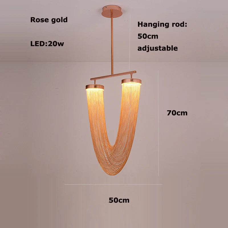 lustre vintage à led éclairage tendance pour intérieur