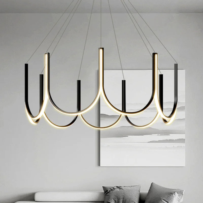 suspension led design italien pour un éclairage moderne