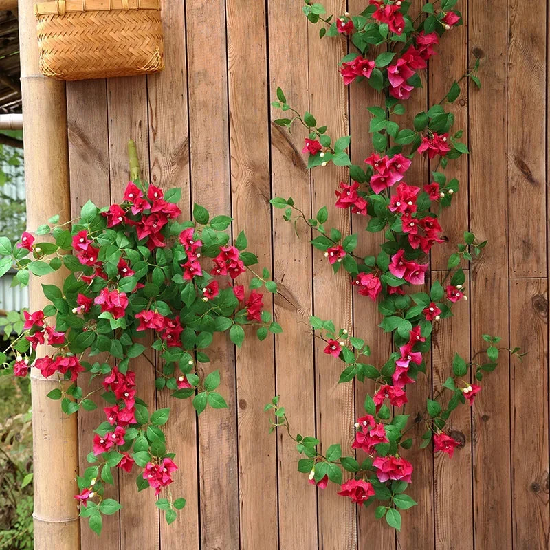 fleurs artificielles vignes prunes pour décoration fête et festival