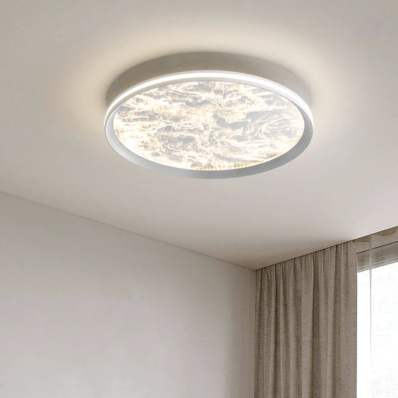 plafonnier led design rond moderne minimaliste pour intérieur élégant