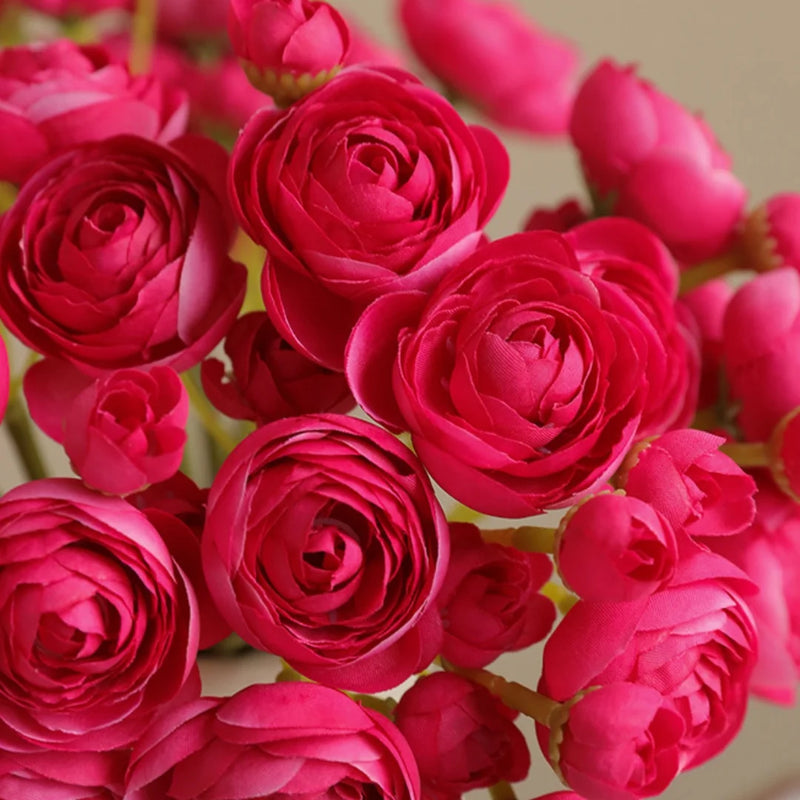 bouquet de fleurs artificielles pour mariage et décoration