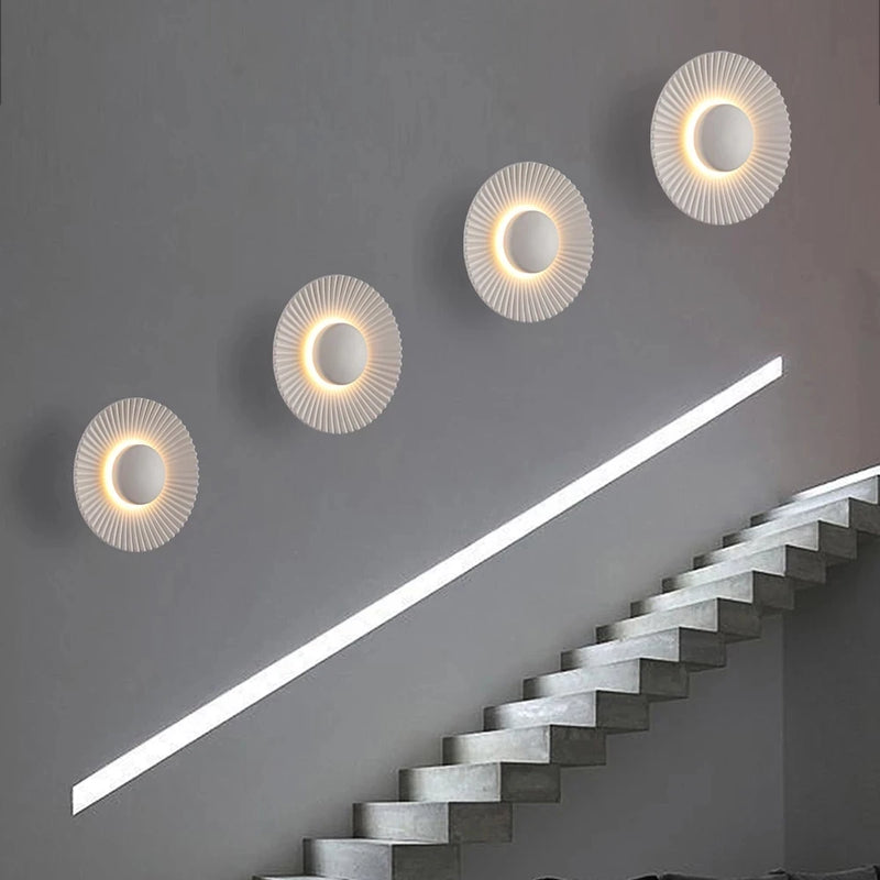 applique murale led moderne en métal pour décoration intérieure