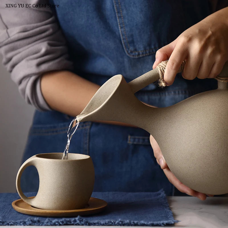 bouteille en céramique avec filtre pour eau chaude et froide