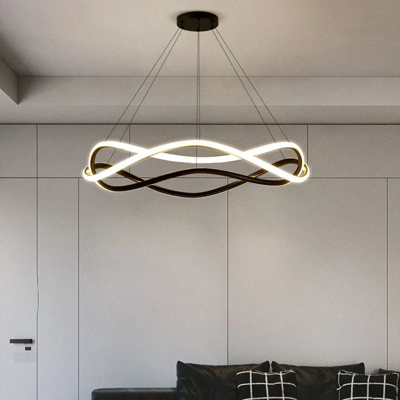 suspension à led moderne pour décoration intérieure élégante