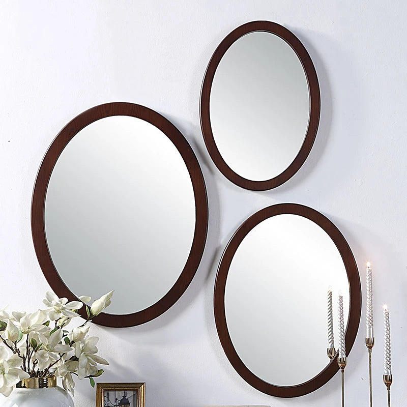 miroirs décoratifs ronds pour maquillage et décoration murale