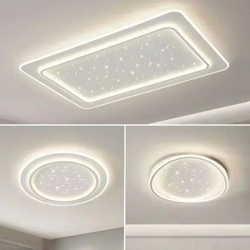 plafonnier moderne à leds pour décoration intérieure élégante