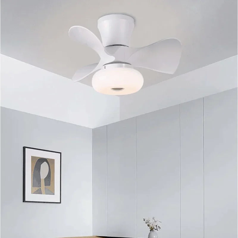 ventilateur de plafond lumineux pour espace commercial