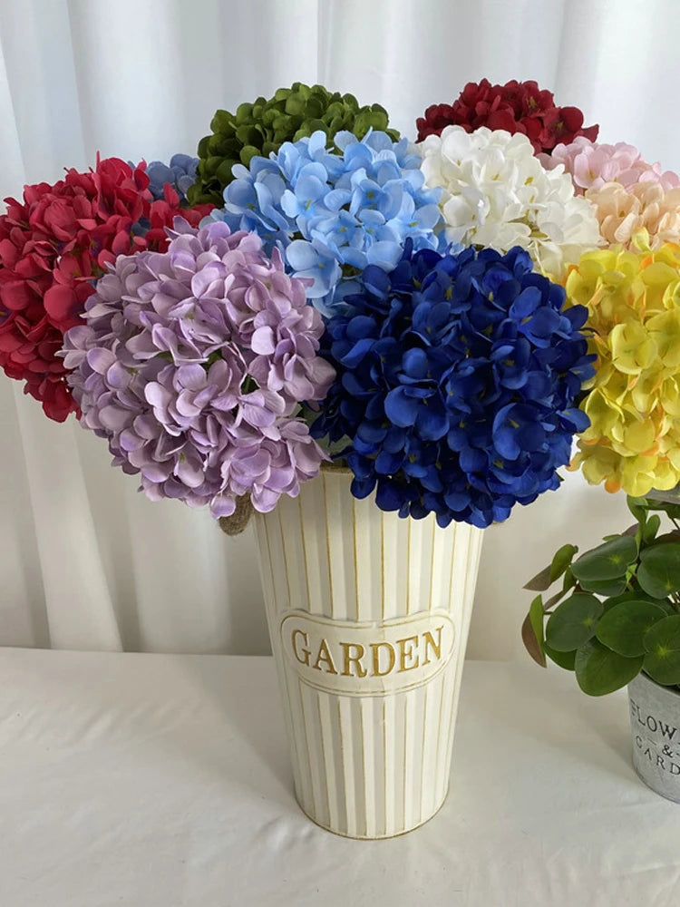 bouquet d'hortensias artificiels en soie pour décoration d'événements