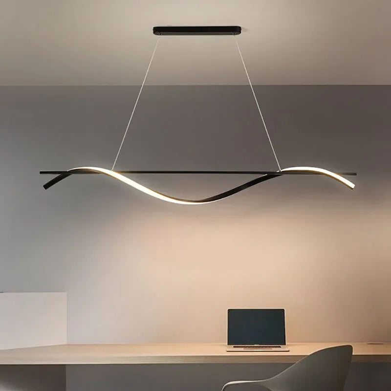 suspension à led moderne pour décoration intérieure élégante