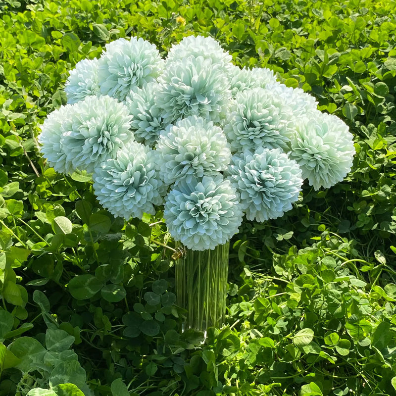 boule de chrysanthème artificielle pour décoration de mariage et fête