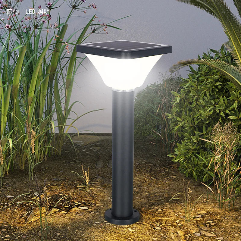 lampe de jardin solaire moderne pour décoration extérieure économique