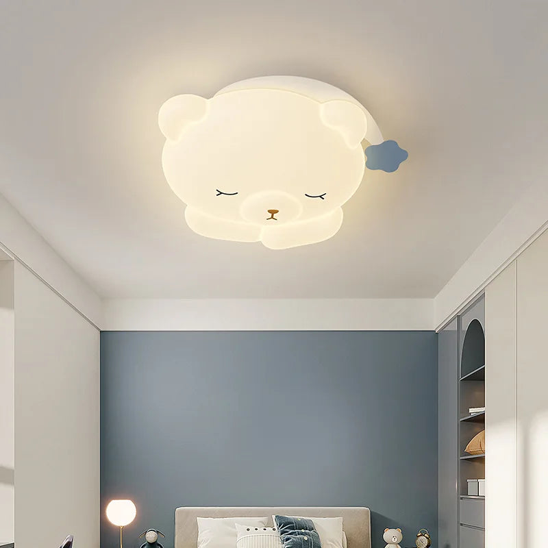 plafonnier ours mignon lampe pour chambre d'enfant moderne et romantique