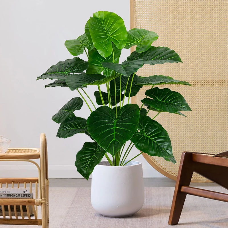 grande plante tropicale fausse feuille de bananier pour décoration intérieure et extérieure