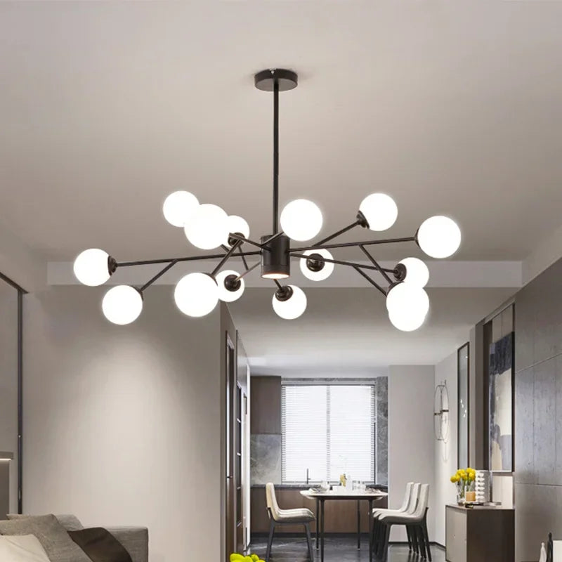 lustre led design élégant pour éclairage intérieur moderne