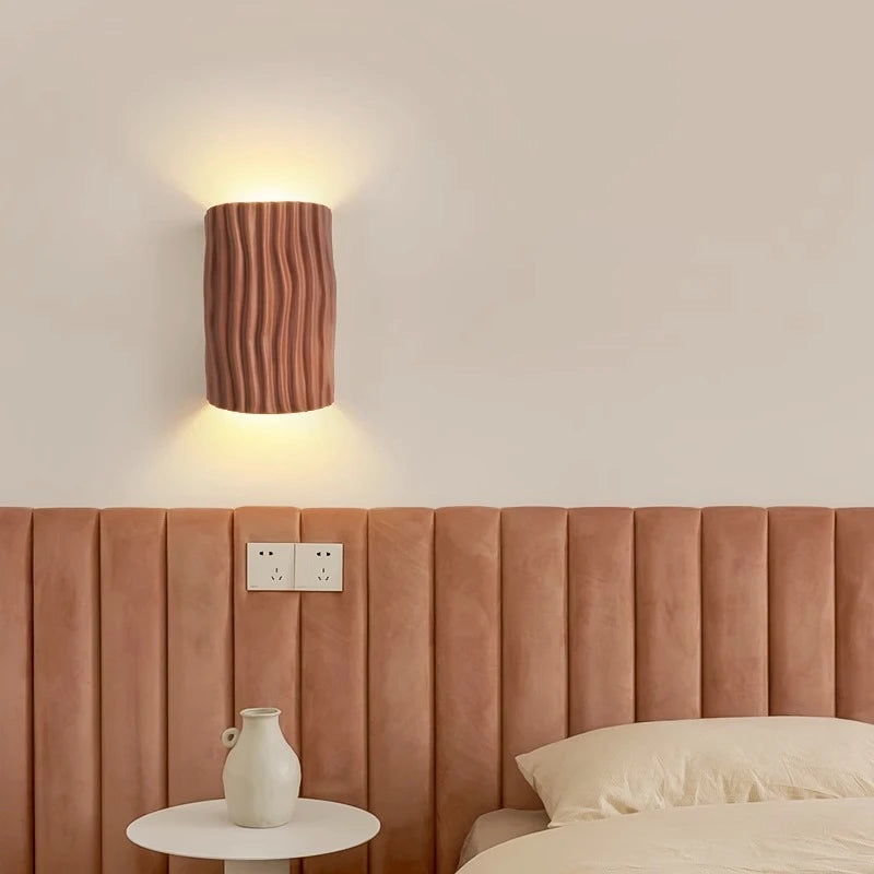 Bedroom bedside wall light, cream style living room background wall decoration light, corridor corridor atmosphere LED light