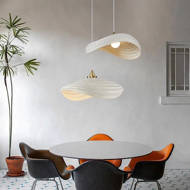 lustre led style nordique minimaliste wabi sabi restaurant bar