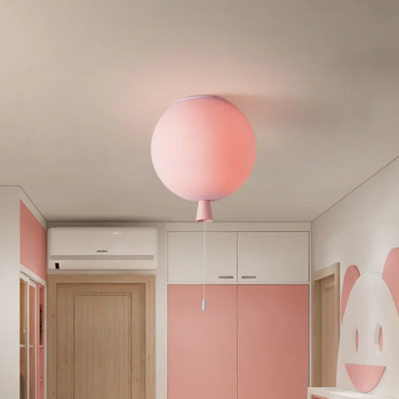 plafonnier ballon moderne pour enfants décoration école boutique