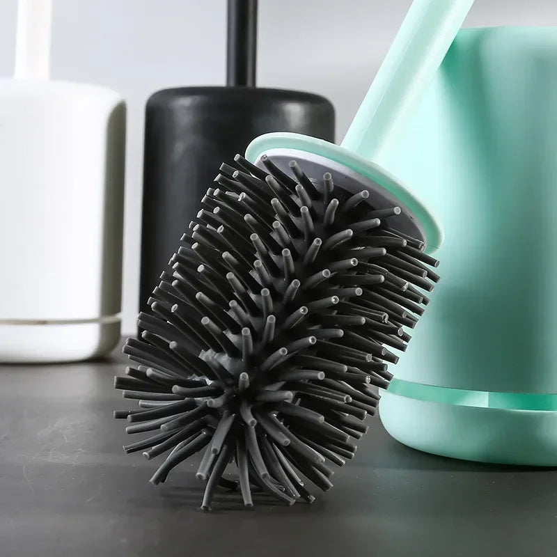 brosse de toilette murale avec support de rangement pratique