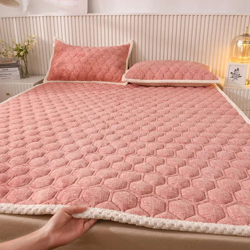 surmatelas doux pour étudiants en peluche pour lit simple ou double