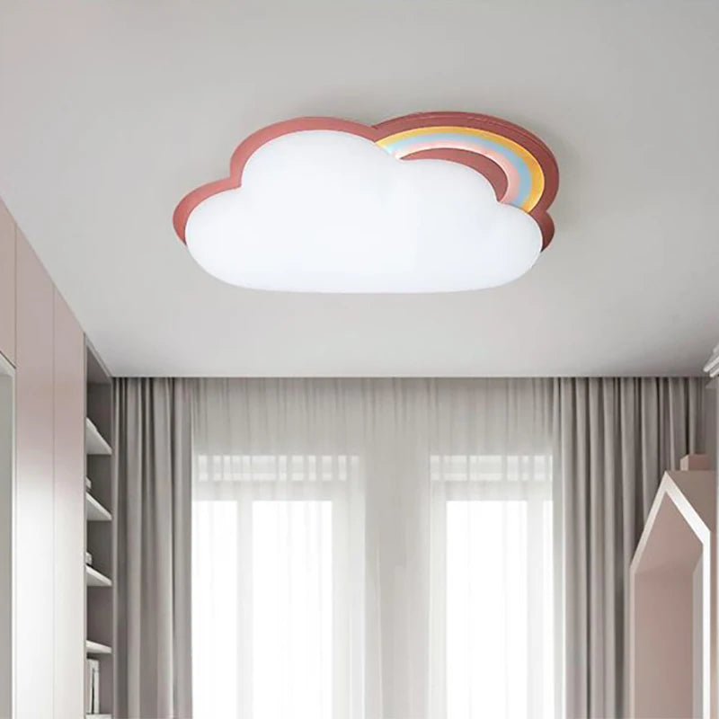 plafonnier nuage pour chambre de bébé garçon fille décor éclairage