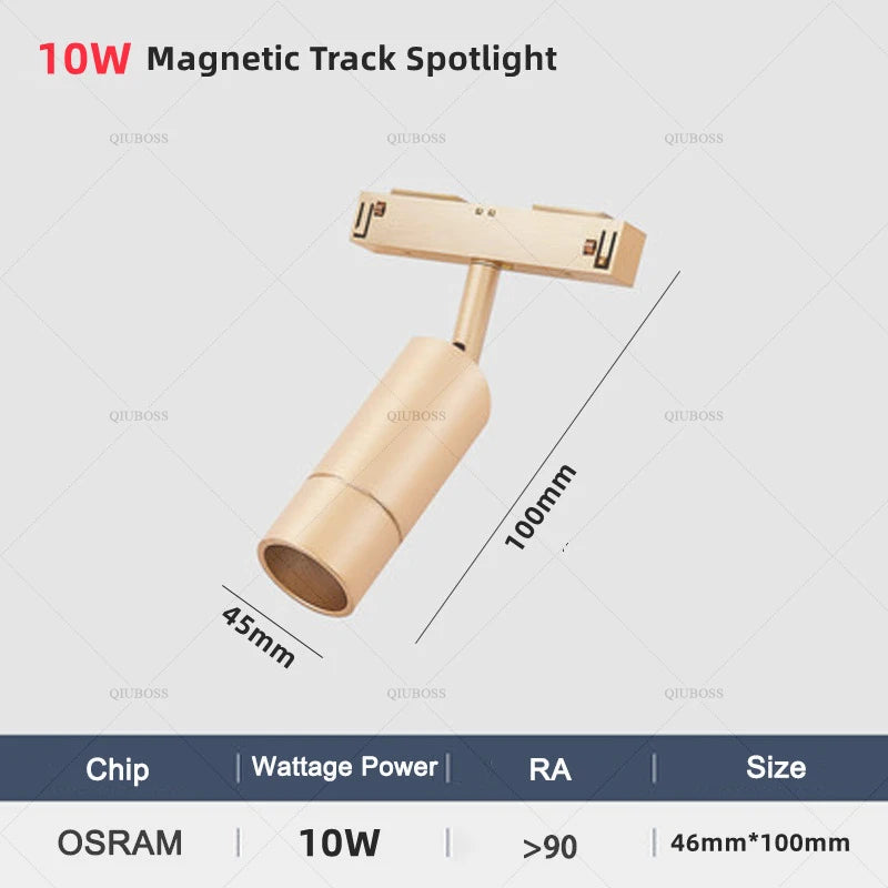 spot led magnétique pour éclairage intérieur moderne