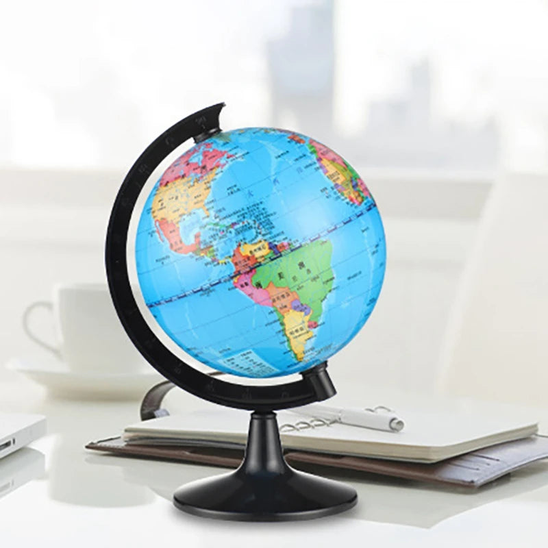 globe terrestre portable rotatif pour apprendre la géographie